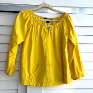Marc Jacobs yellow long sleeve top S